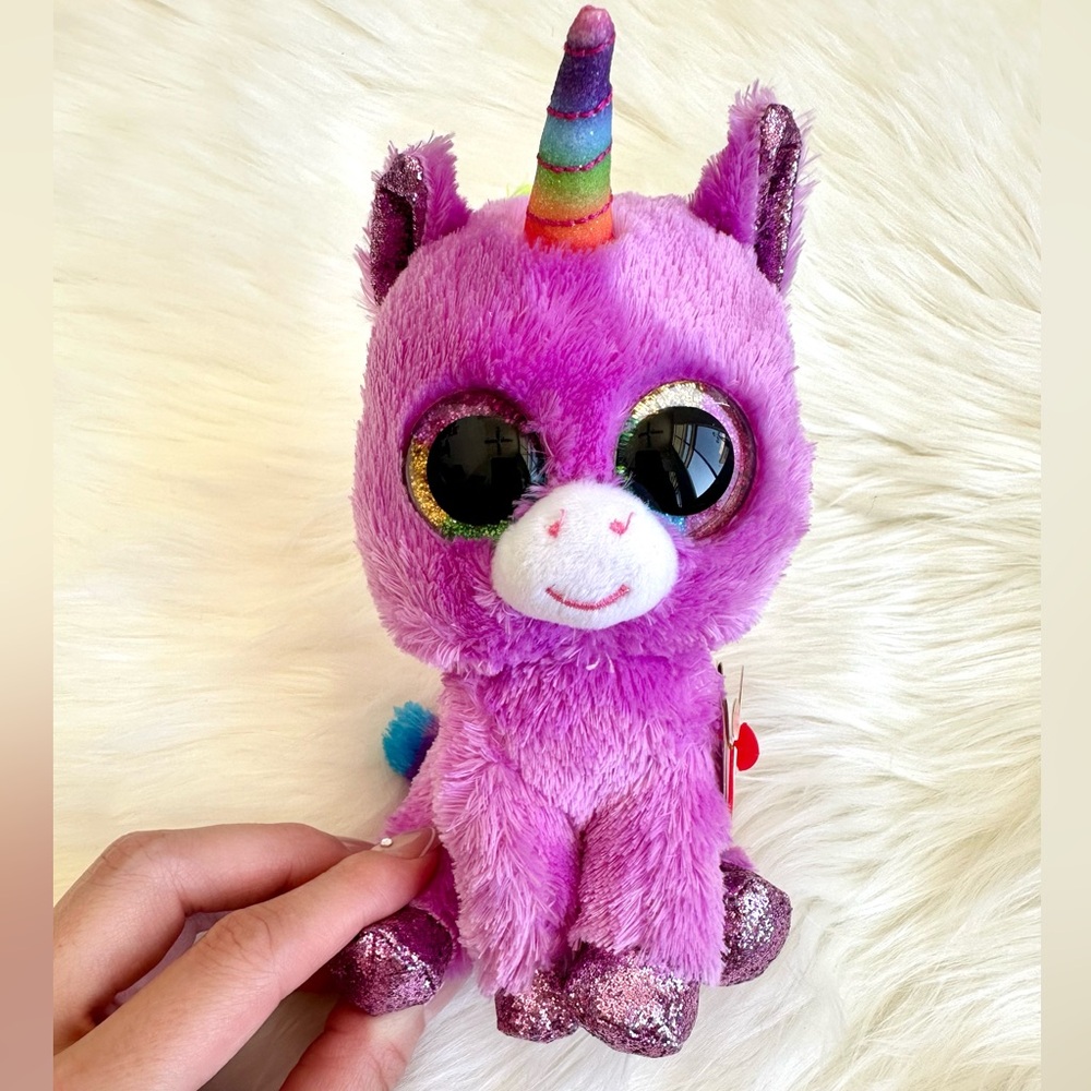 TY ROSETTE UNICORN - Picture 1 of 12